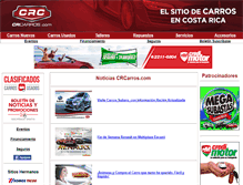 Tablet Screenshot of crcarros.com